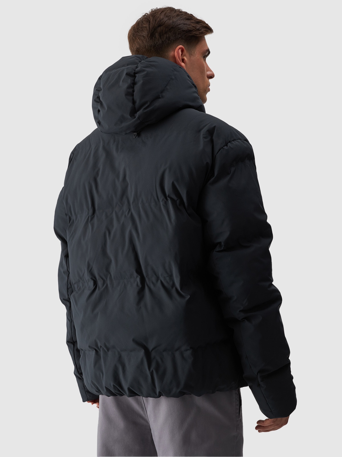 4F Steppjacke mit Kapuze