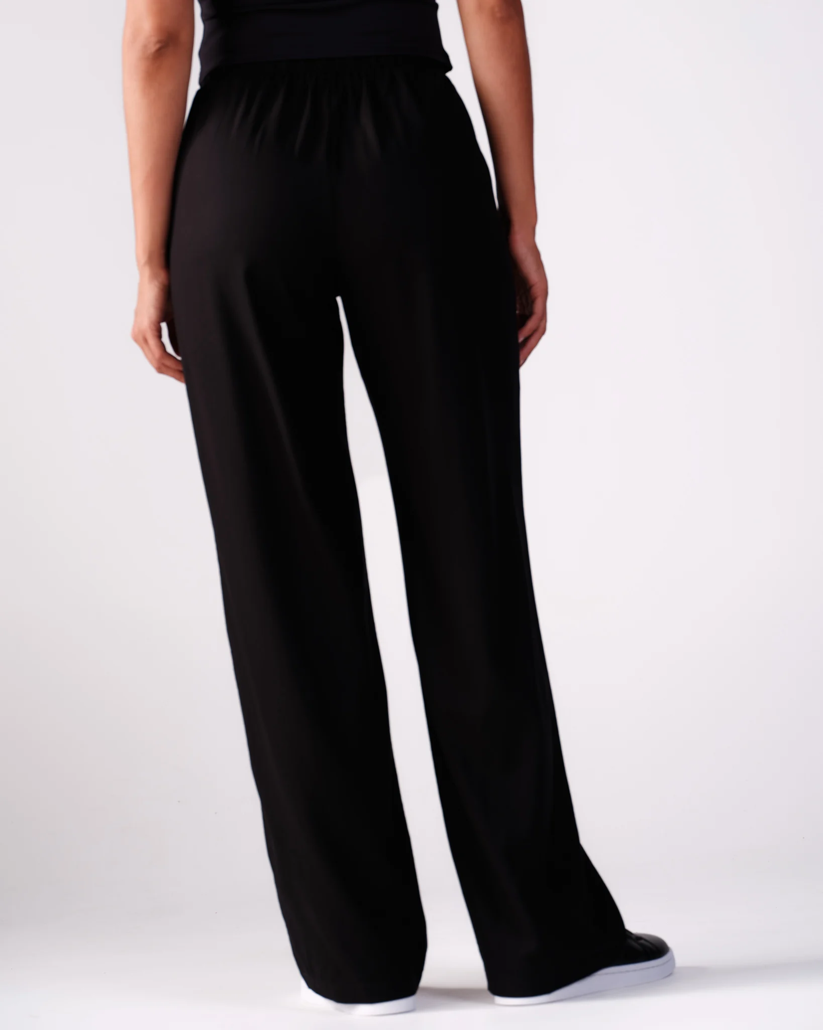 Weightless Lisa Linen Mix Trousers Black