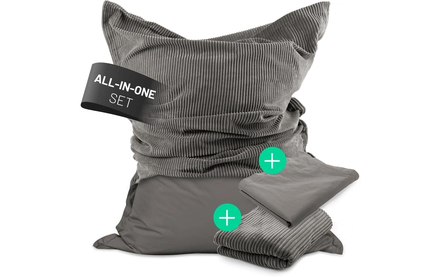 Lumaland Sitzsack »+ Cordhülle 380 l« 3 Stk. tlg.