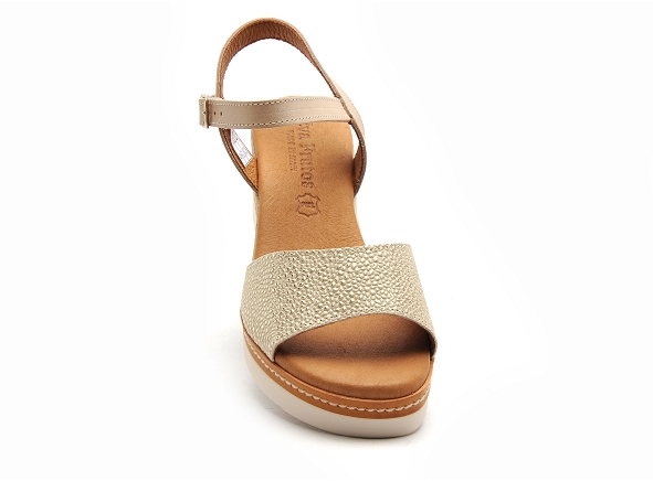 Eva frutos nu pieds talons femme 569 beige
