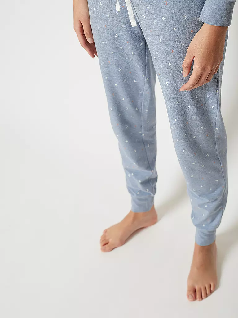SKINY Pyjamahose blau