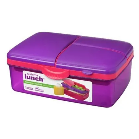 Sistema Lunchbox Quaddie mit Trinkflasche, sortiert