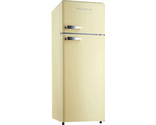 Wolkenstein GK212.4RT SC crèmekleurige koel-vriescombinatie, BxHxD 54,5 x 145,6 x 62,6 cm, koelgedeelte 172 l, vriesgedeelte 39 l