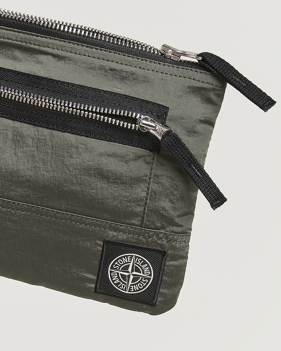 Stone Island Nylon Metal Zip Wallet Musk