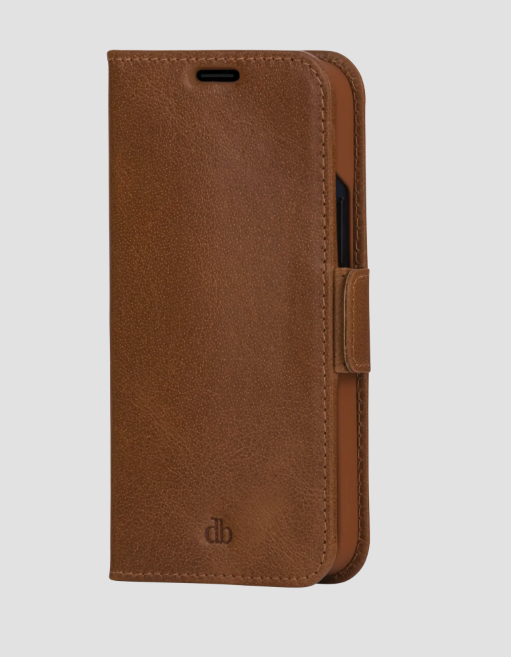 iPhone 13 Pro Echtleder Tasche mit RFID Schutz Copenhagen Slim (CS61GT001328) - Tan