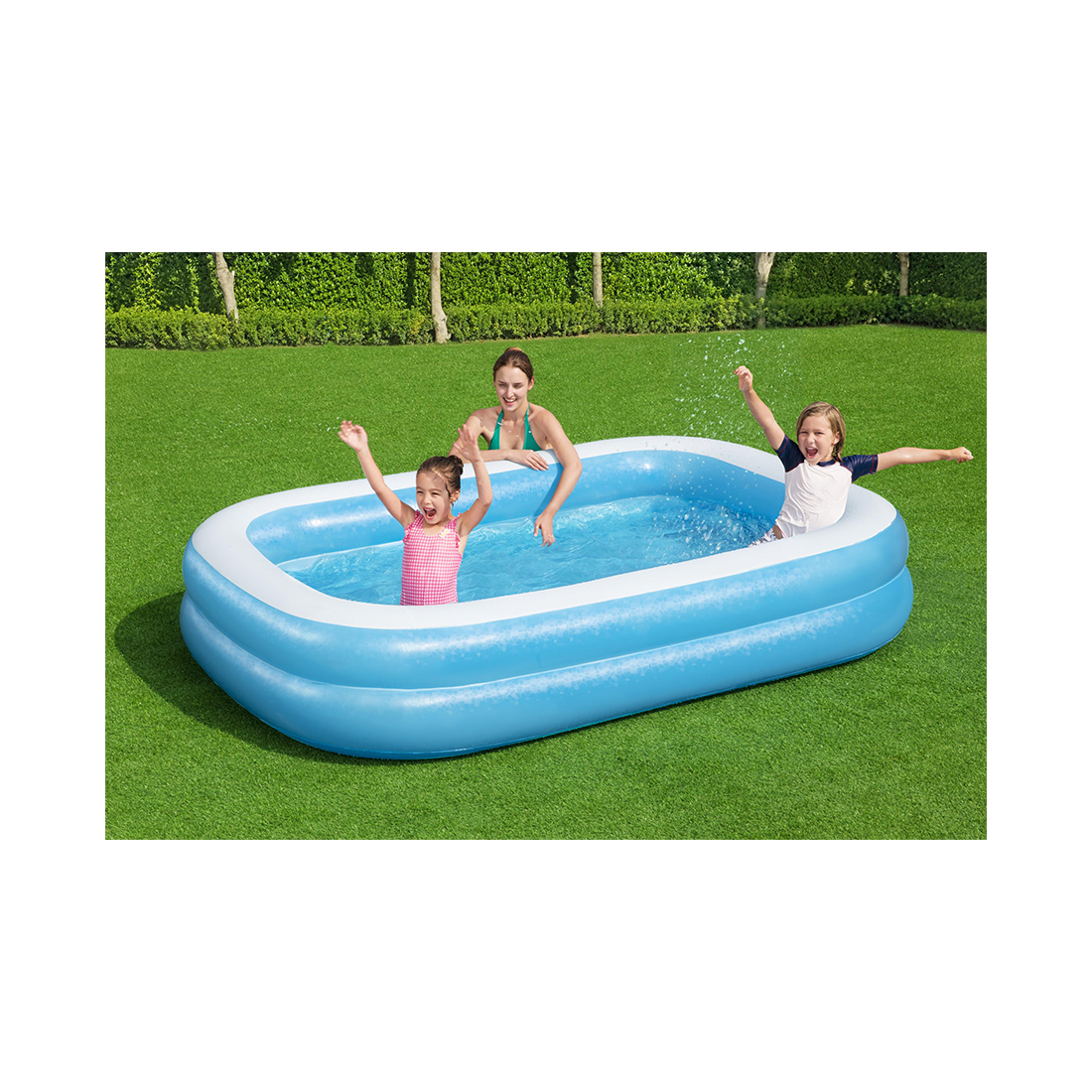 Bestway Family Pool eckig 262 x 175 x 51 cm