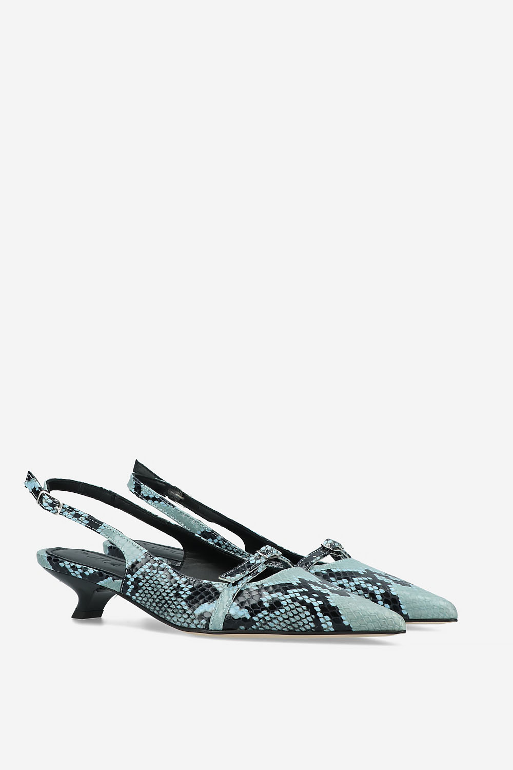 Wild Thoughts leather slingbacks