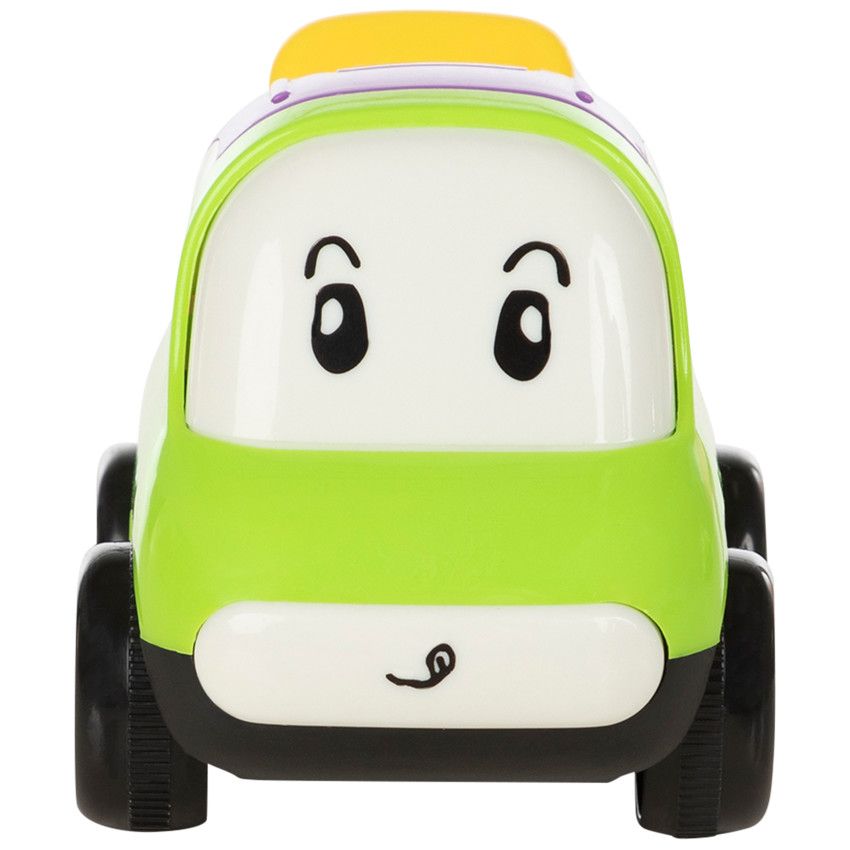 Jouet 1er âge petite voiture Vroumpiz - Vert - Ecru
