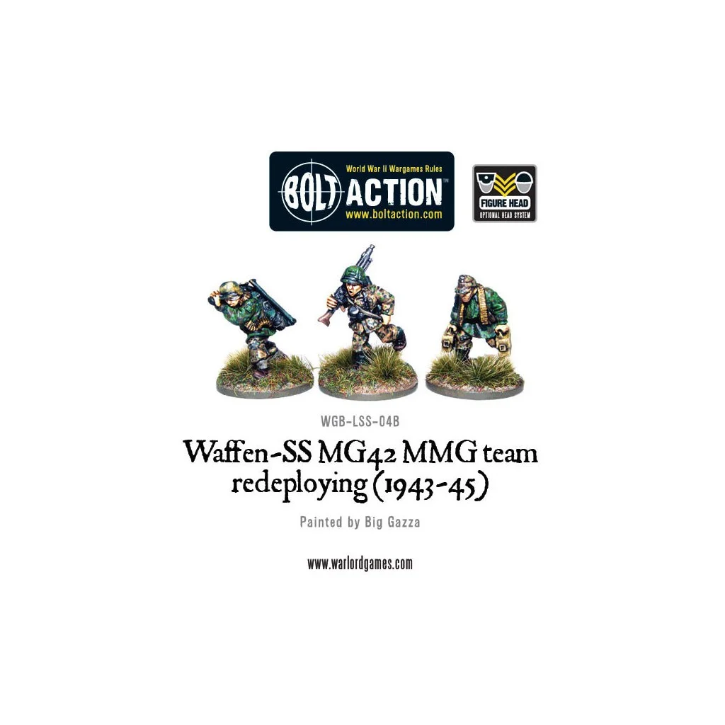 Bolt Action - Waffen-SS MG42 MMG team (1943-45)