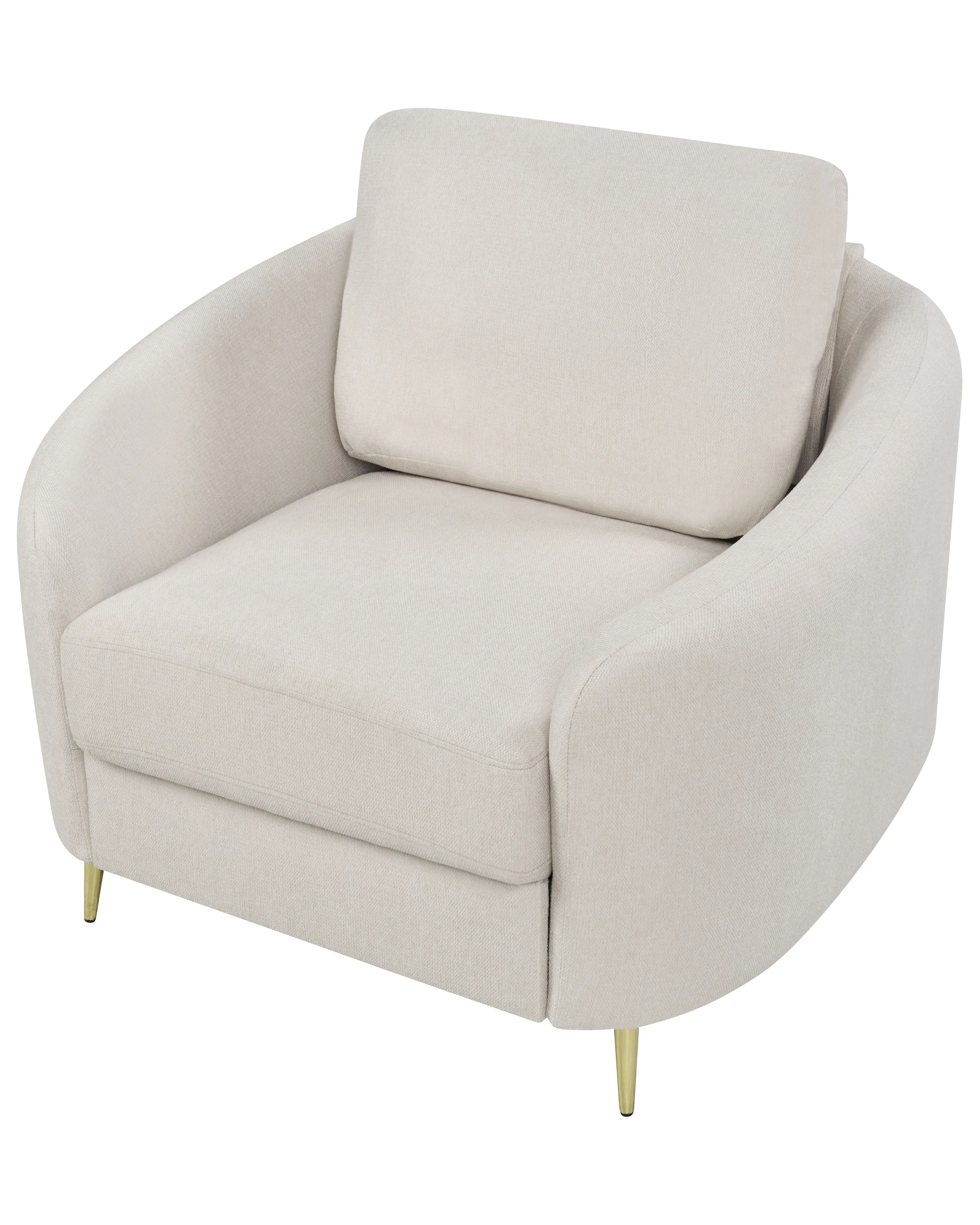 Fauteuil TROSA Stof Lichtbeige