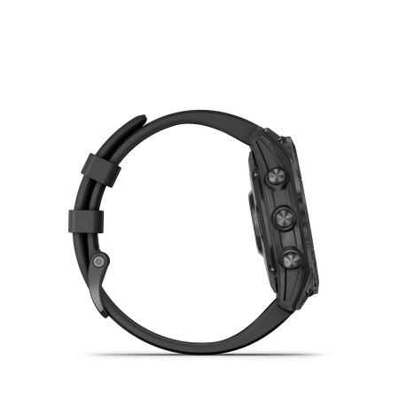 FENIX 7 SOLAR Multisportuhr 47mm  schiefergrau mit schwarzem armband
