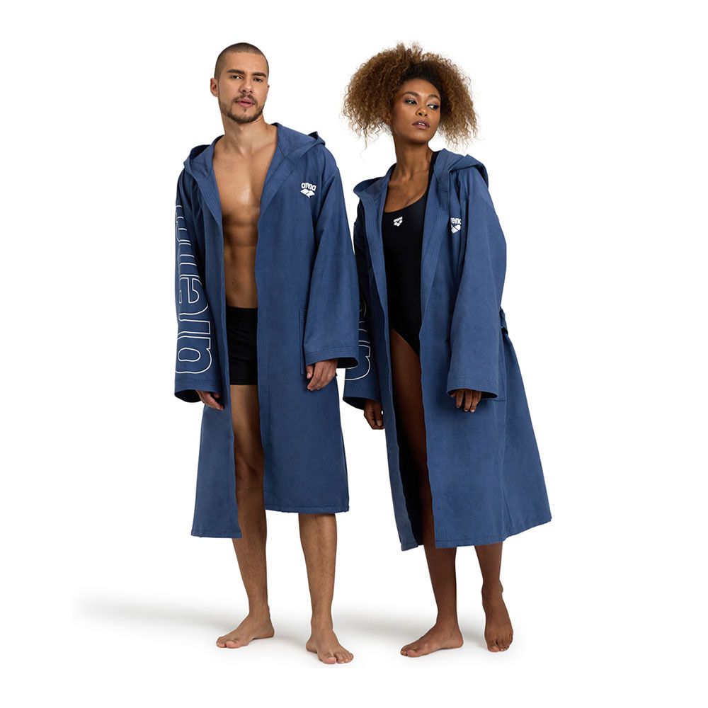 Arena ZEAL PLUS - Peignoir navy/white
