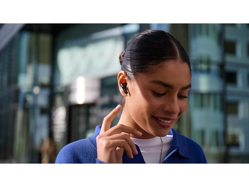 Philips True Wireless In-Ear-Kopfhörer TAT2520BK/00 Schwarz Kabellose In-Ear-Kopfhörer mit Geräuschunterdrückung und langer Akkulaufzeit