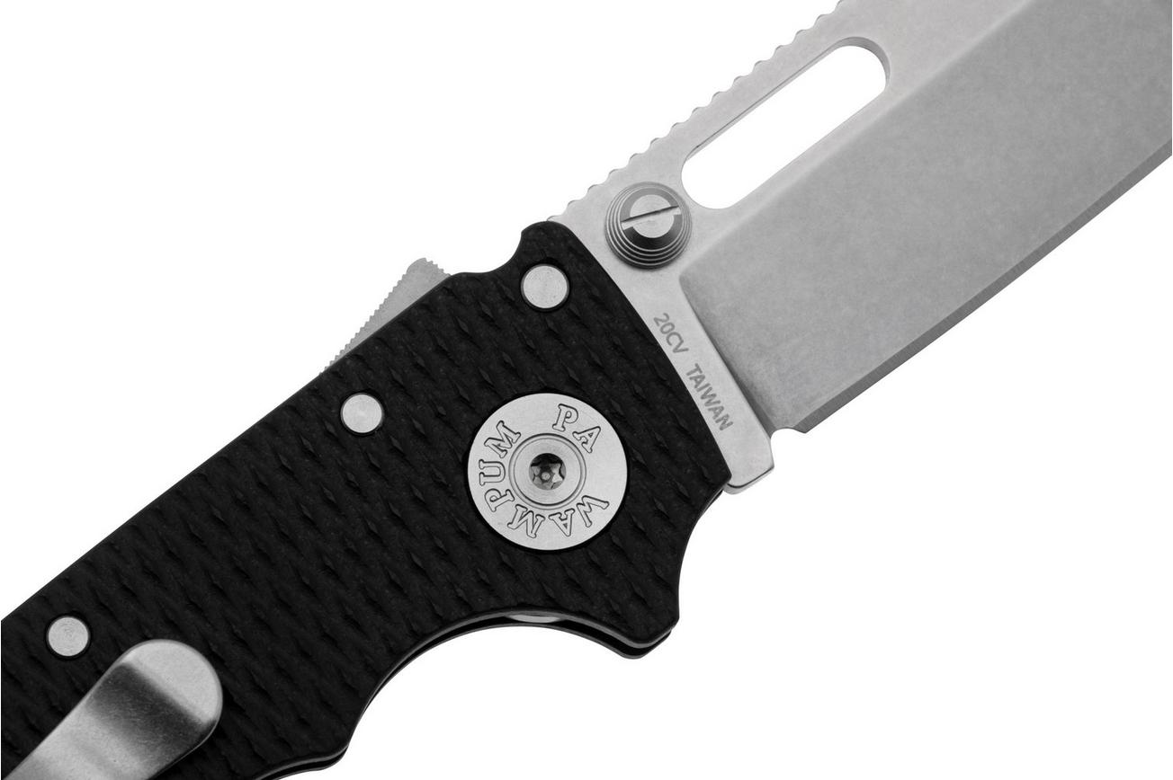 Demko Knives AD20.5 Shark-Lock CPM 20CV Shark Foot AD205-20CV-BLK-SF Black G10, zakmes