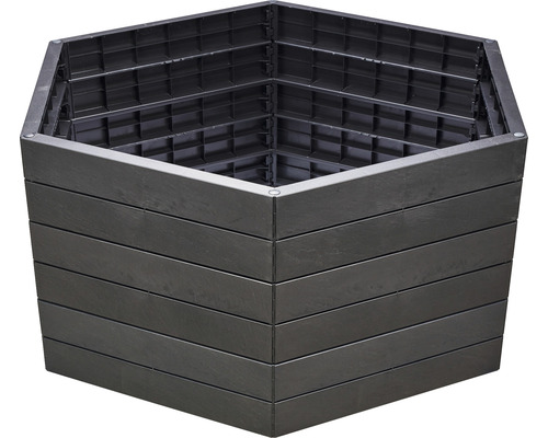 Klassieke verhoogde tuinbak GARANTIA ERGO verhoogde tuinbak XL 75 incl. Flora waterbesparend systeem 145 x 145 x 75 cm steen
