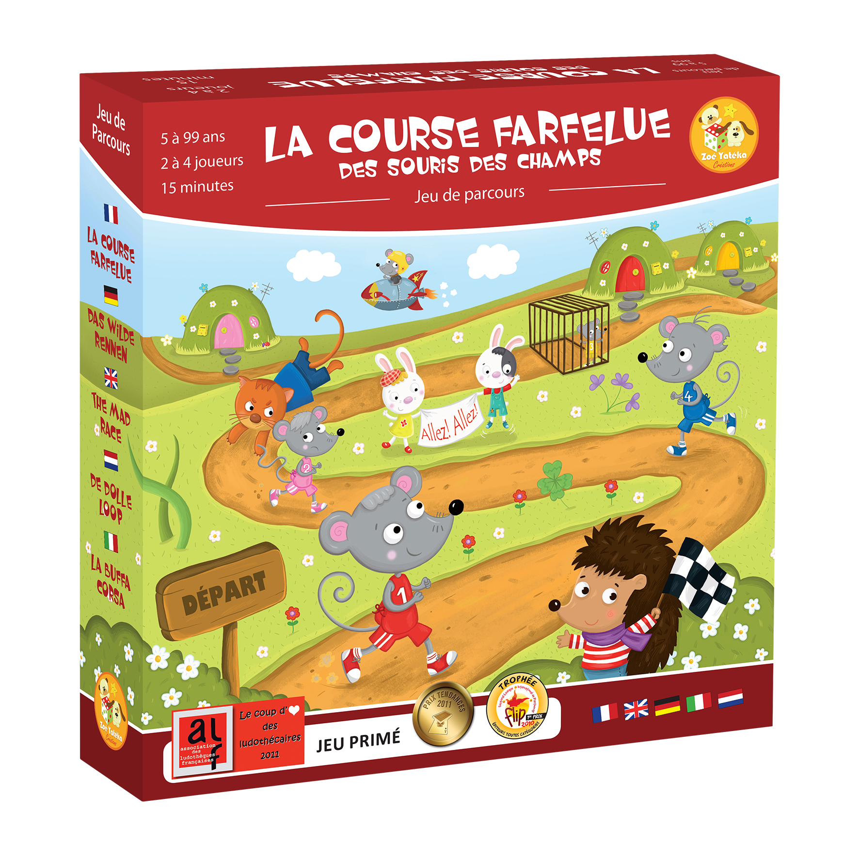 La course farfelue des souris des champs