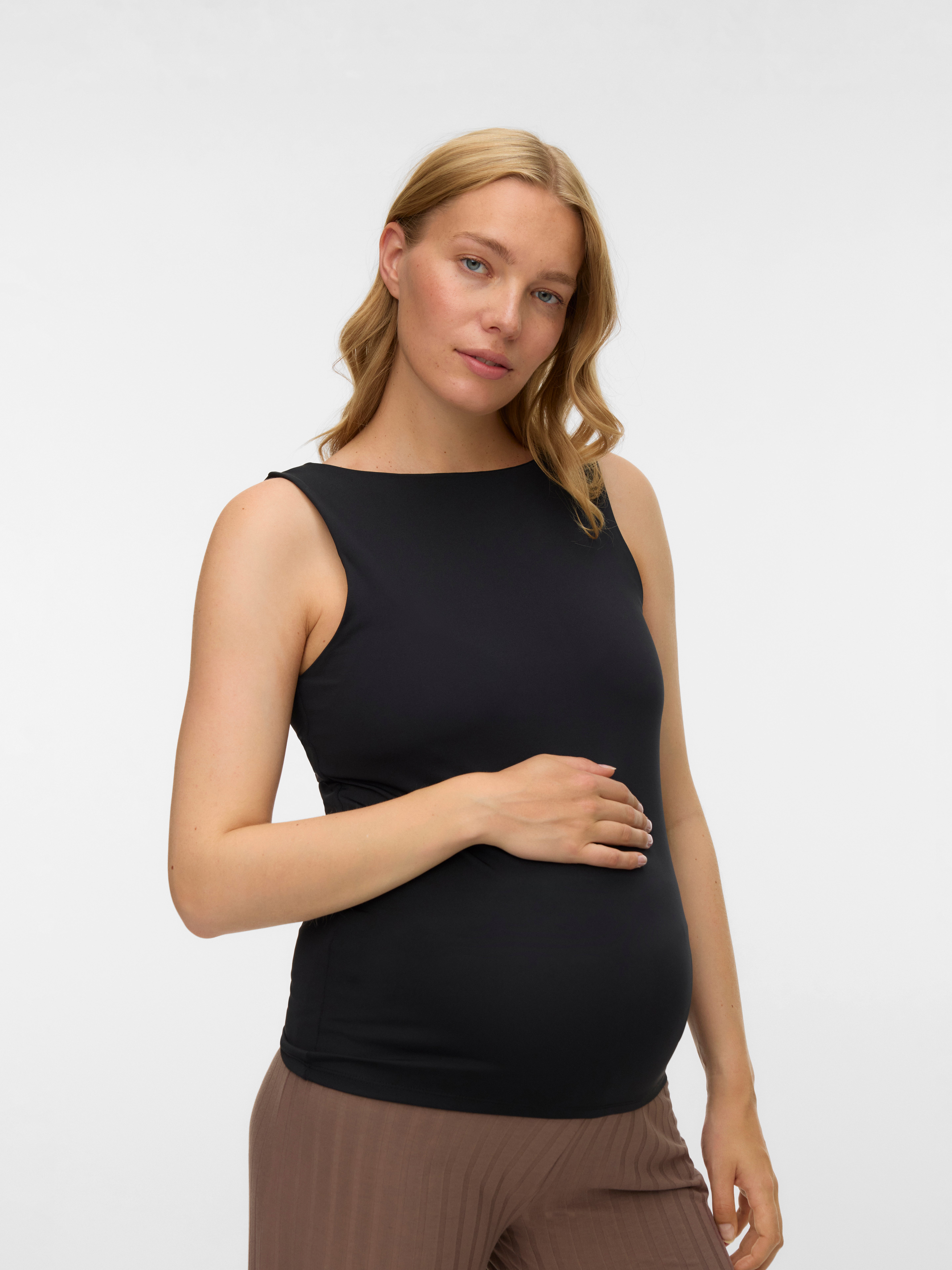 Regular fit Vierkante hals Top