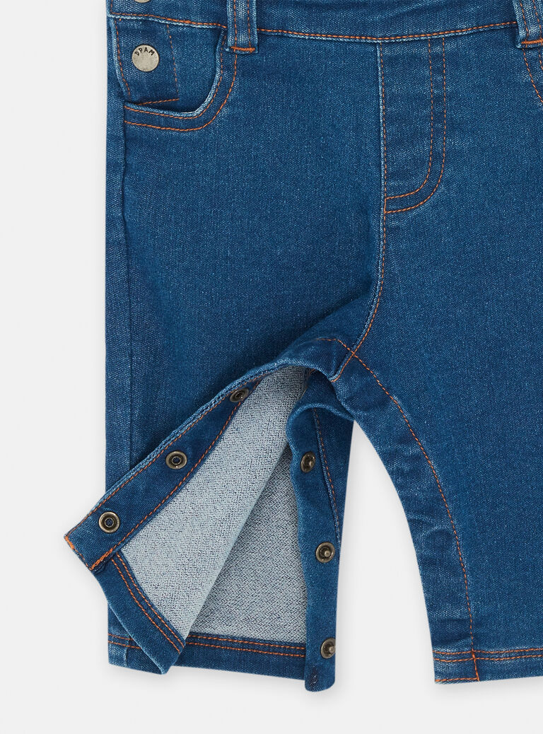 Salopette en jean bleue pour bébé garçon