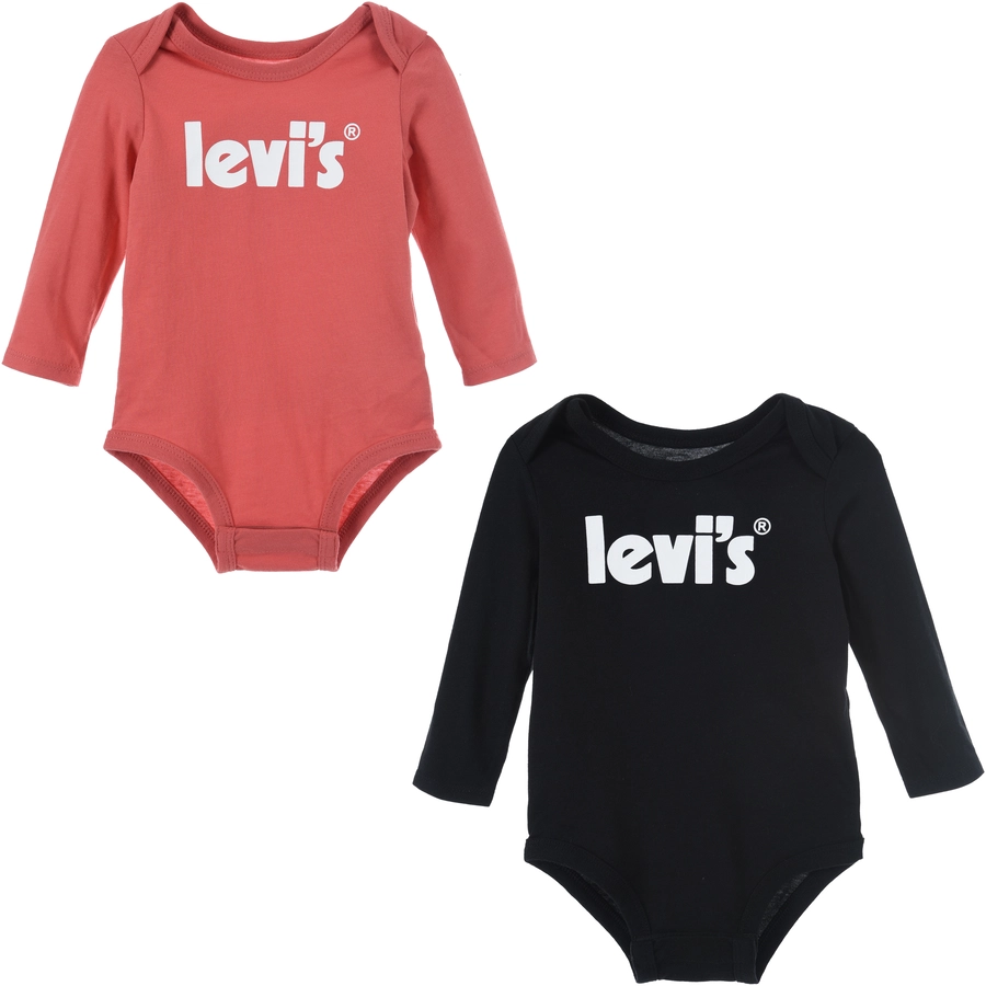 Levi's®2er Pack Bodies schwarzgrau
