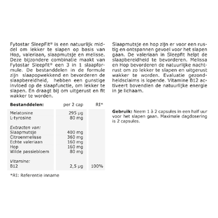 Fytostar SleepFit 3in1 Slaapformule Capsules 60CP