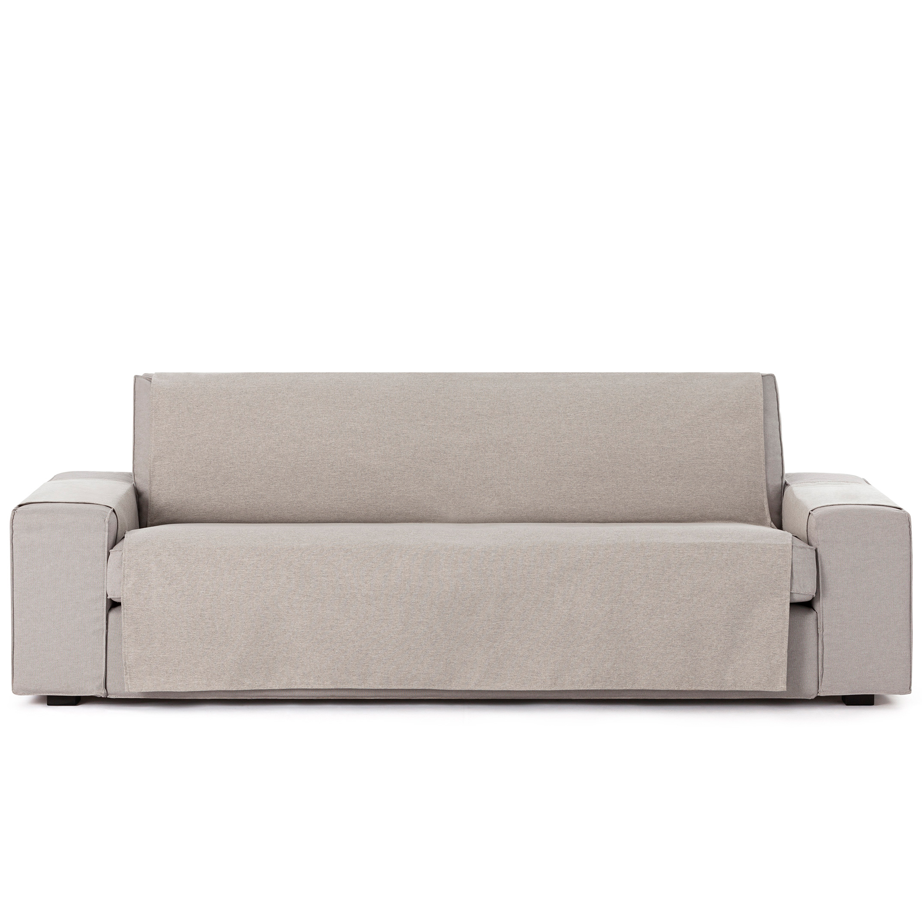 Capa protetora para sofá Vipalia de 1 lugar / Relax na cor bege, modelo Brisa