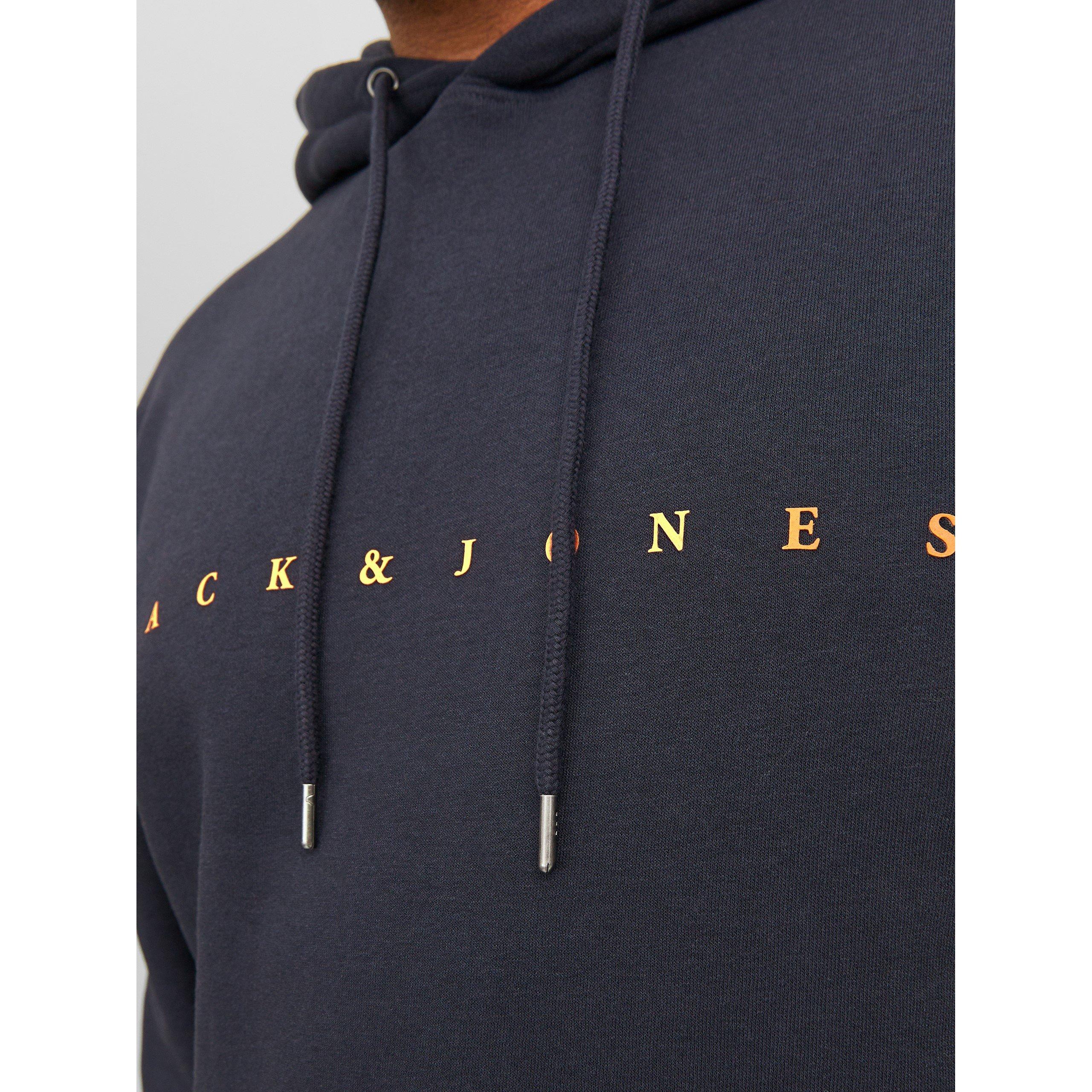 Jack and Jones Jack Star Sweat Hoodie Mens Plus Size