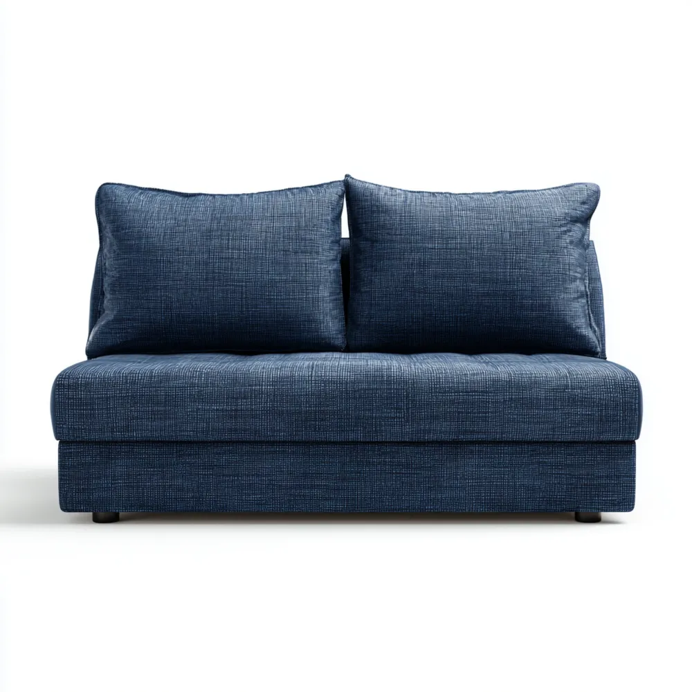 2-Sitzer-Sofa 150x90x85 cm Stoff Blau – Modernes Design