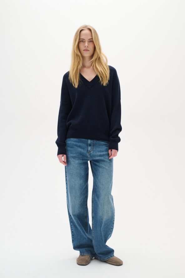 InWear FosterIW V-neck Marine blue