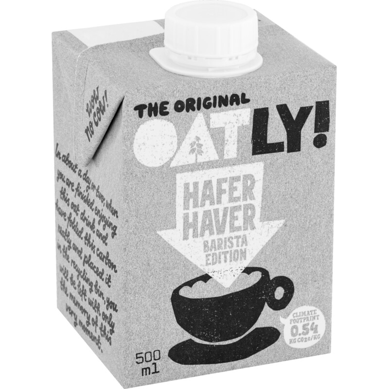 Oatly! Haver barista edition