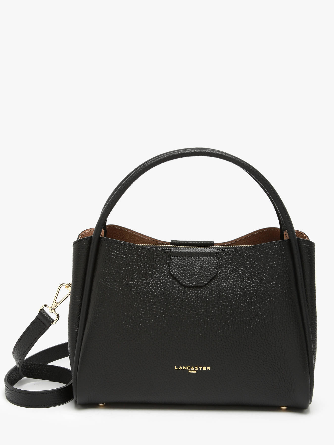 sac  main Ida double cuir LANCASTER