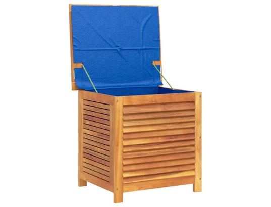 VIDAXL - Coffre Boîte de rangement de jardin persiennes 60x50x56cm bois acac...