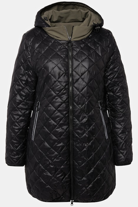 HYPRAR Wende-Steppjacke, Reflektor, 2-Wege-Zipper