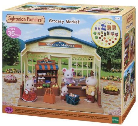 Sylvanian Families - Grocery Market - Poppentoebehoren - Kleur: Multicolor