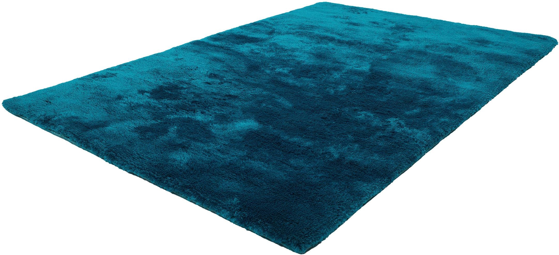 Obsession Hochflor-Teppich »My Curacao 490« rechteckig 35 mm Höhe Uni-Farben, sehr weicher Kuschelflor, handgetuftet
