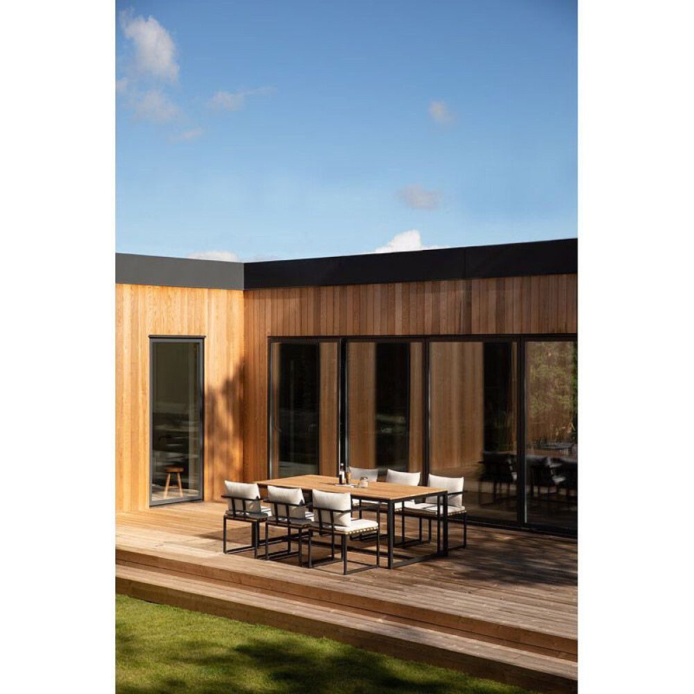 SPISEGRUPPE SENSUM EKSJÖ BOARD + 6 STOLER EKSJÖ TEAK