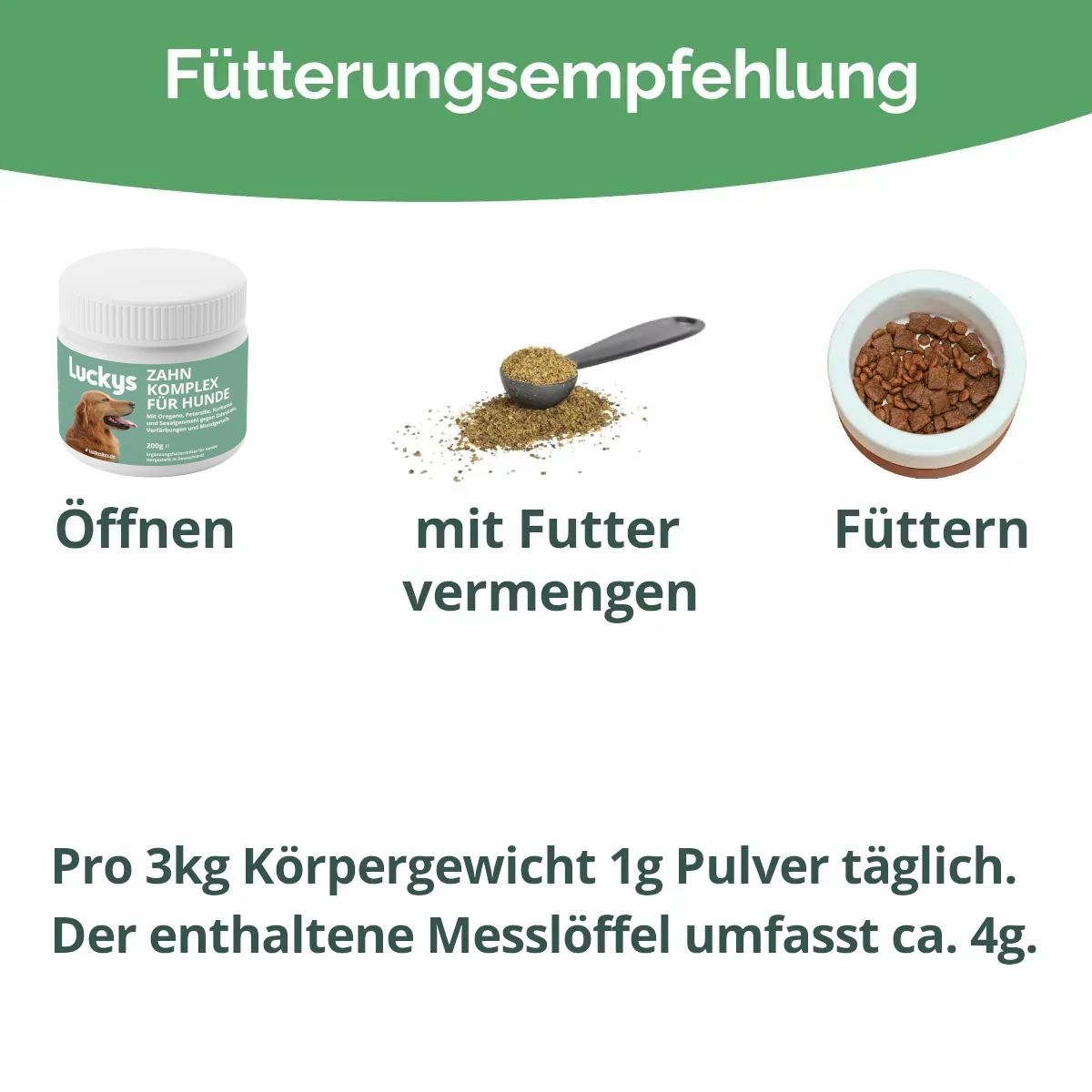 Luckys Box Zahnpflege-Komplex für Hunde