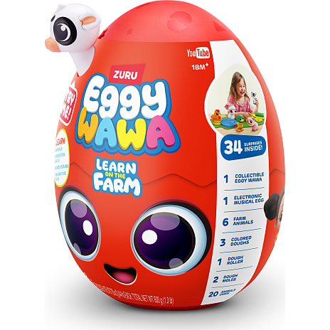 Eggy wawa bath time - large- assorteret