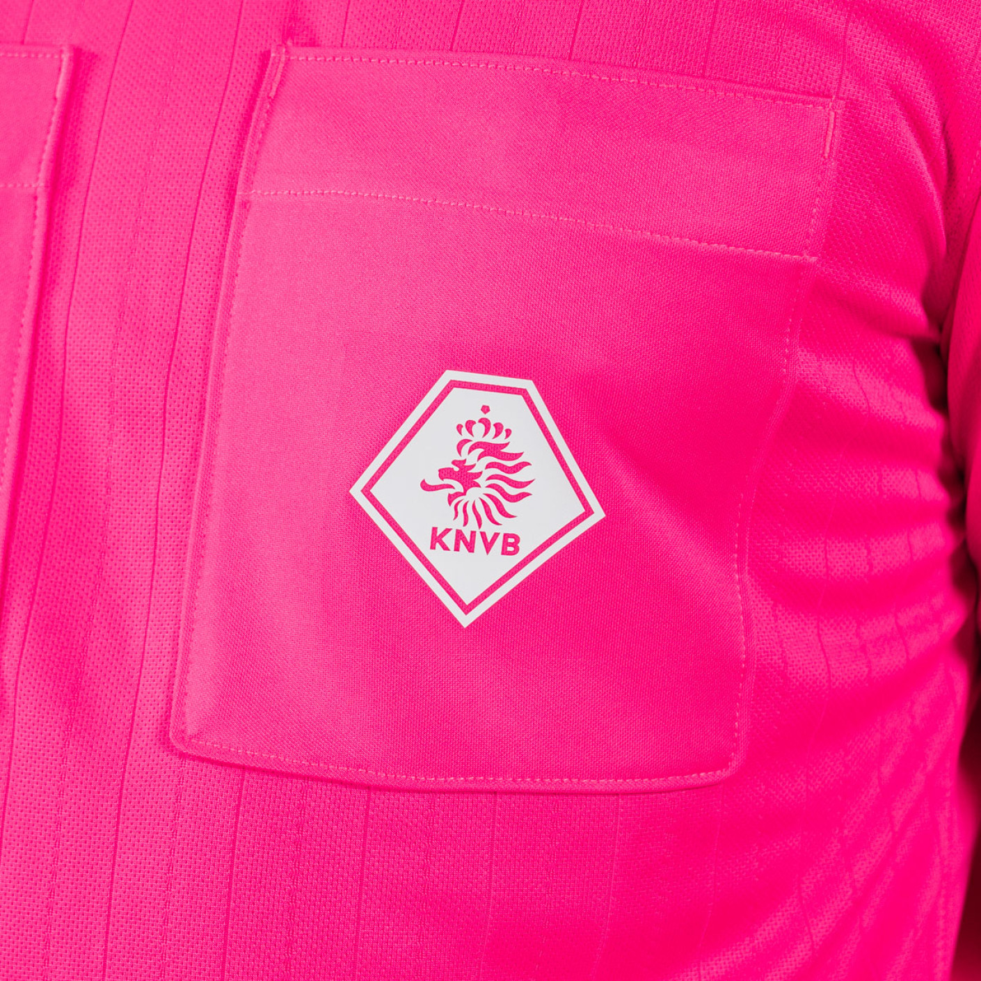 Nike KNVB Scheidsrechtersshirt Lange Mouwen 2024-2026 Roze Zwart