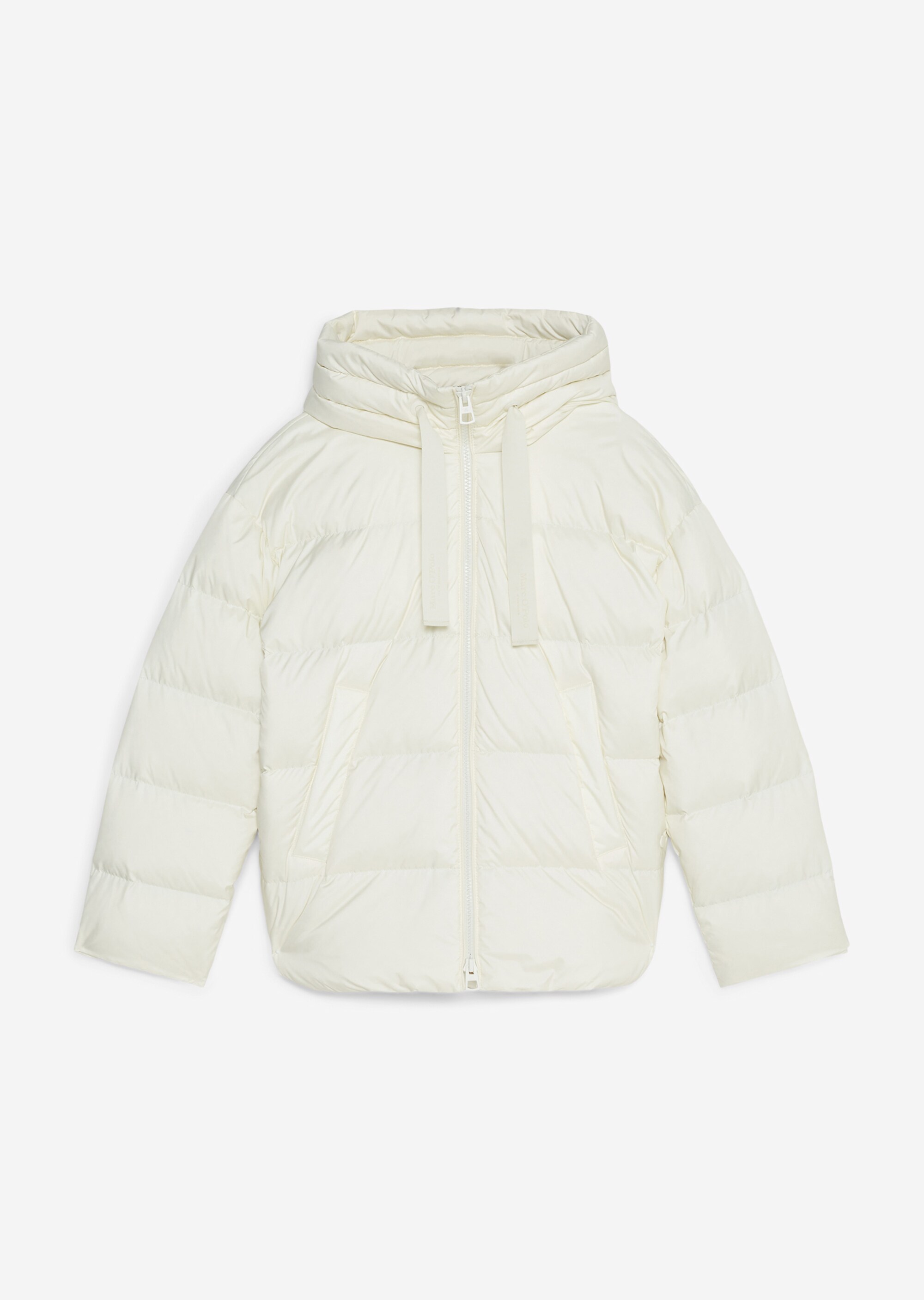Puffer-Daunenjacke relaxed mit seitlichen Knopfleisten