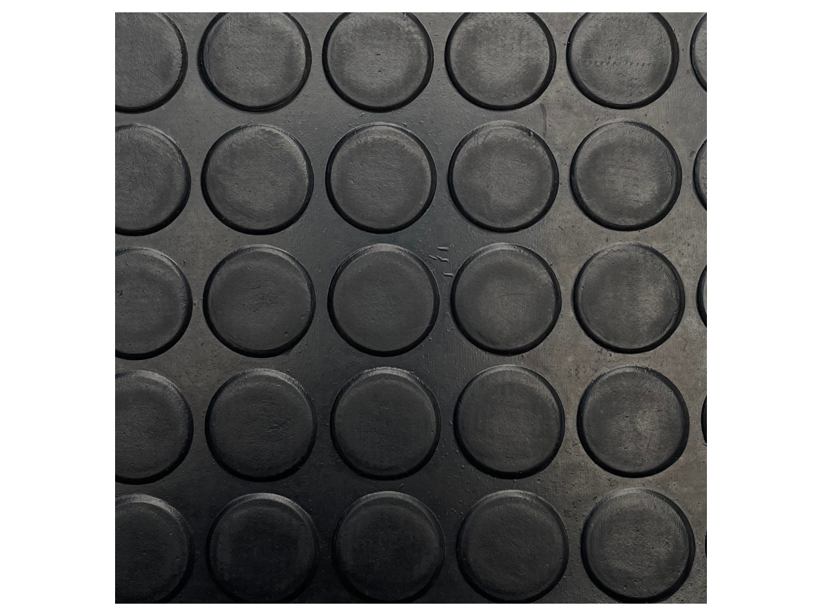 Rubberen mat met noppenpatroon - 200 x 150 cm