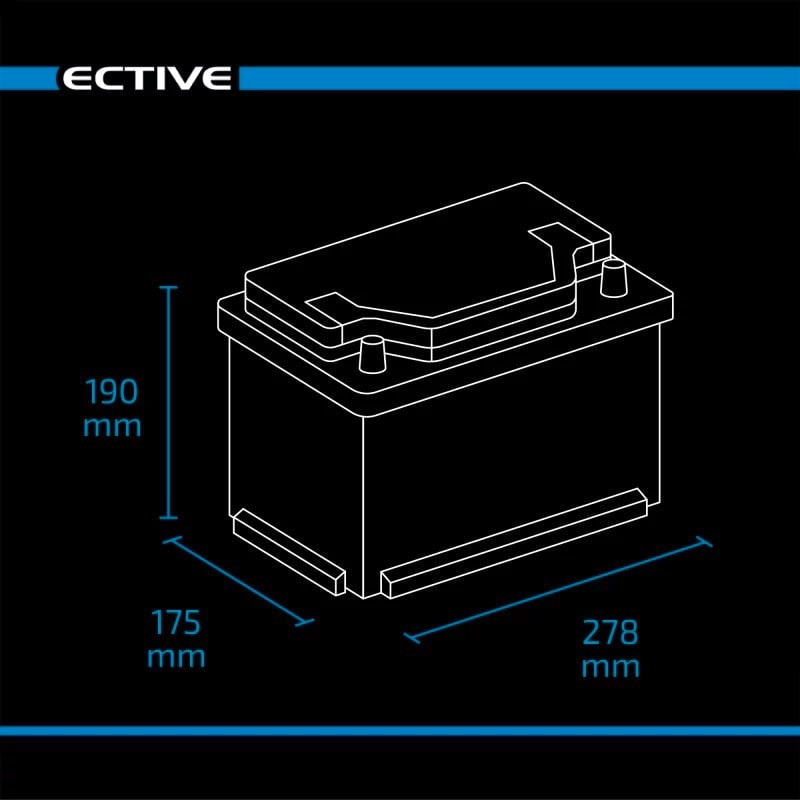 Ective LC 105s LT LiFePO4 Lithium Versorgungsbatterie 105 Ah