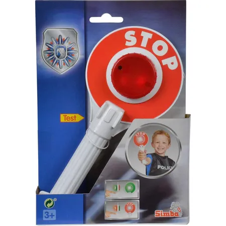 Simba Polizei Kelle mit Licht, sortiert