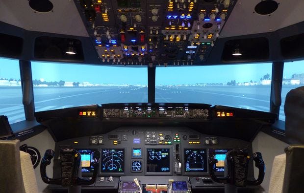 Flugsimulator Boeing B737 in Karlsruhe als Geschenkidee