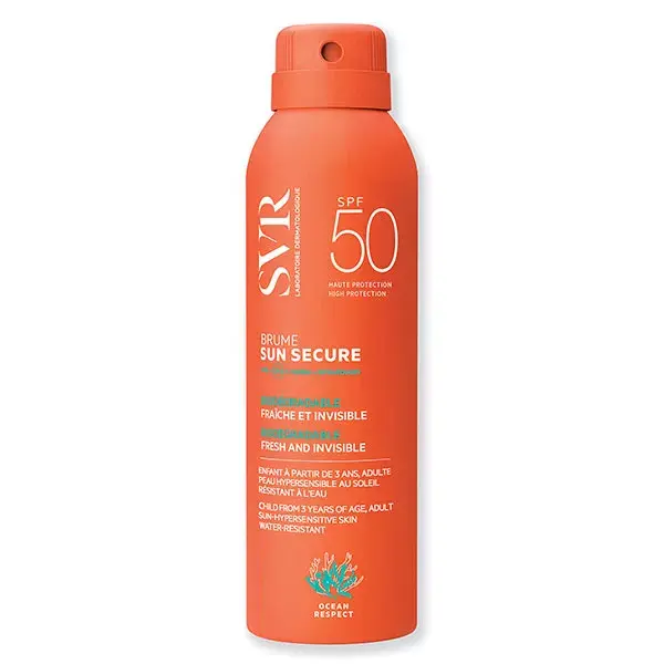 Protetor solar SVR Sun Secure Brume FPS 50 200ml