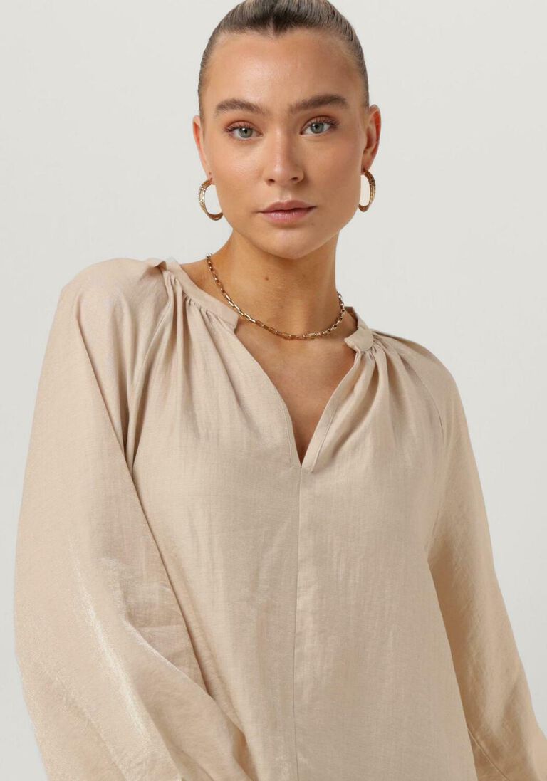 AAIKO creme aaiko blouse alanza shine vis 511