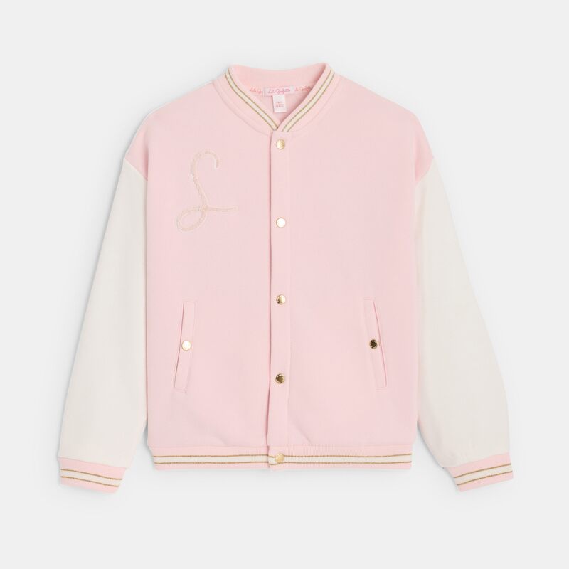 Blouson teddy rose fille Lili Gaufrette
