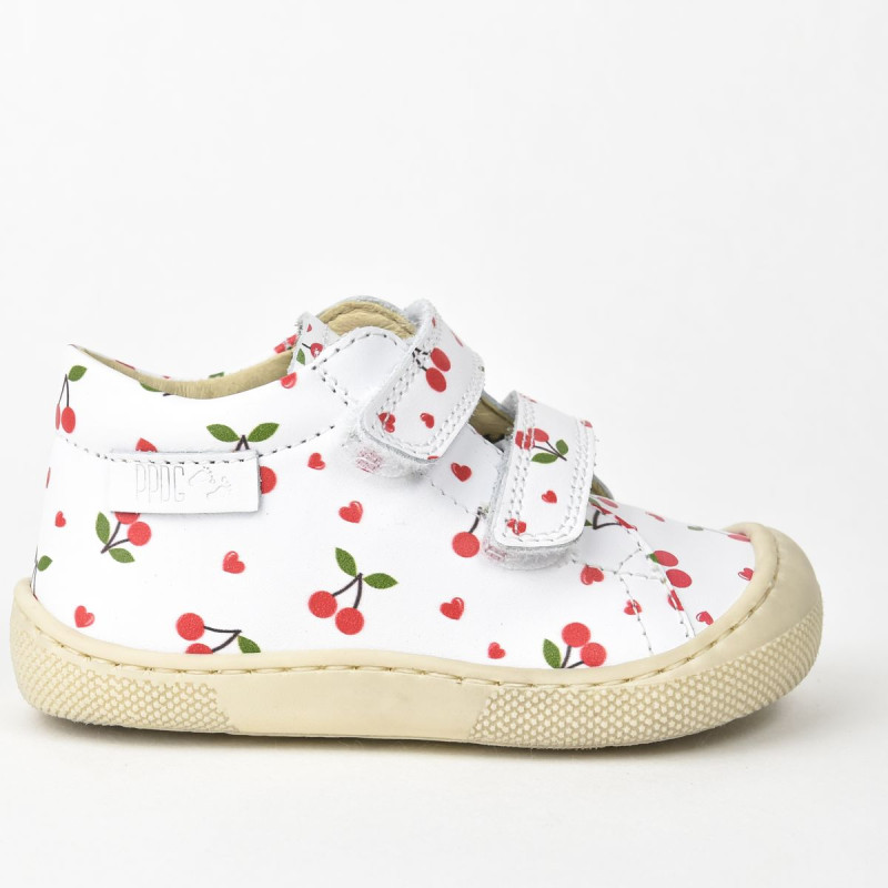 Naturino Naturino Barefoot Amur Velcros Print Pretty Cherries