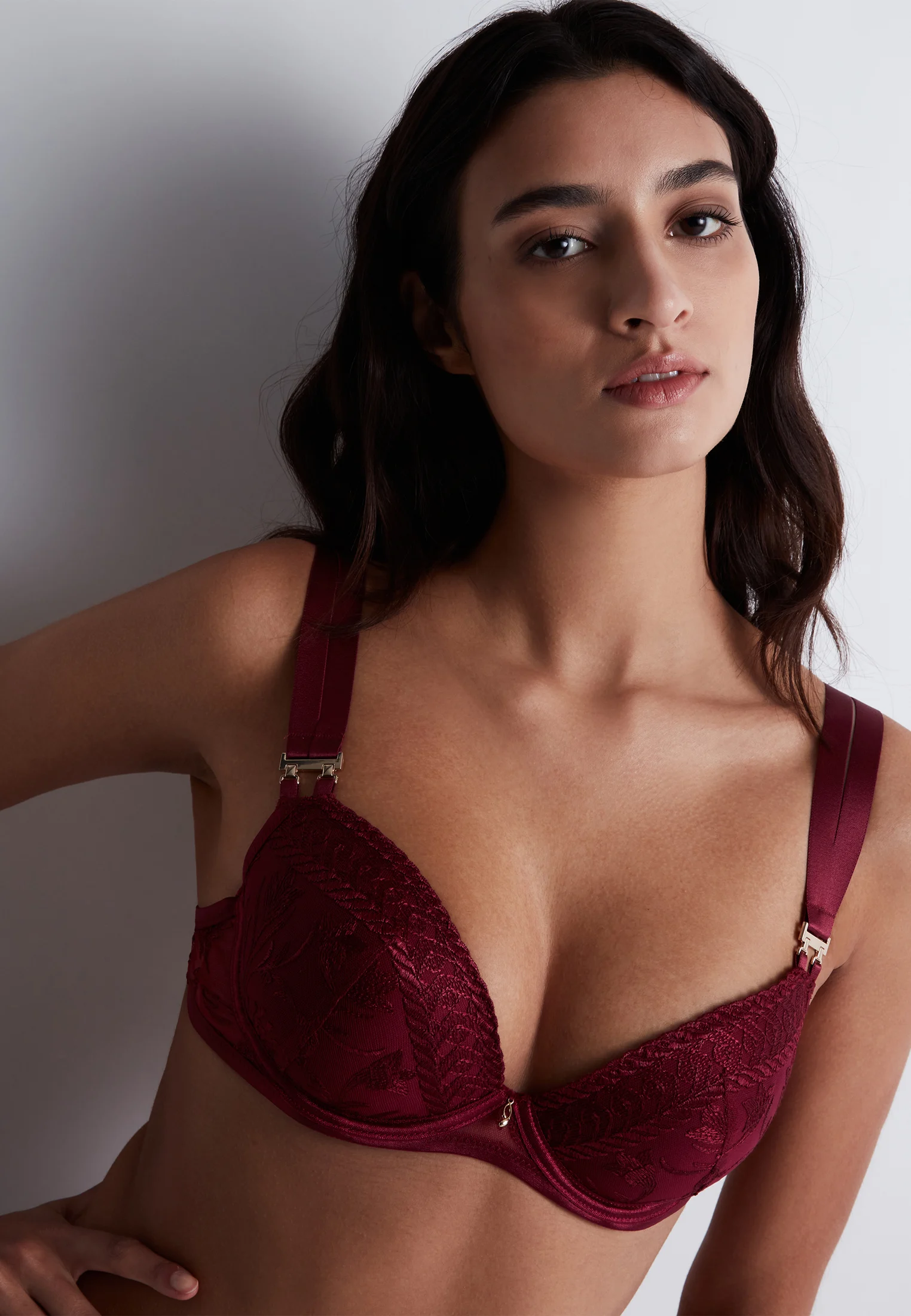 MAGNETIC SPELL - Soutien-gorge push-up coques | Rouge