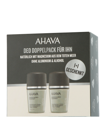 AHAVA Time to Energize Set mit 2x Magnesium Rich Deodorant 50ml-50ml