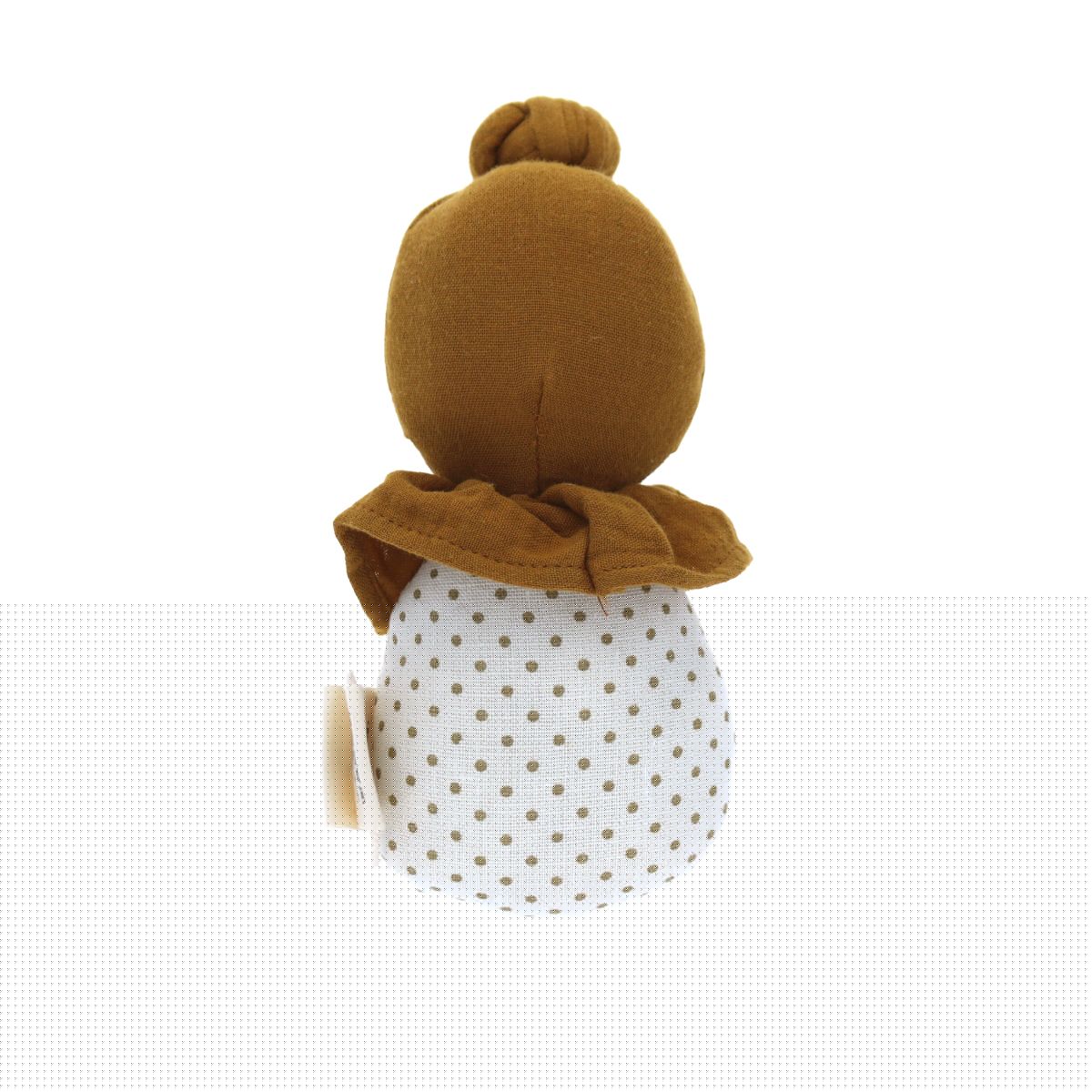 Poupée hochet culbuto chignon - Terre de feu Frisette
